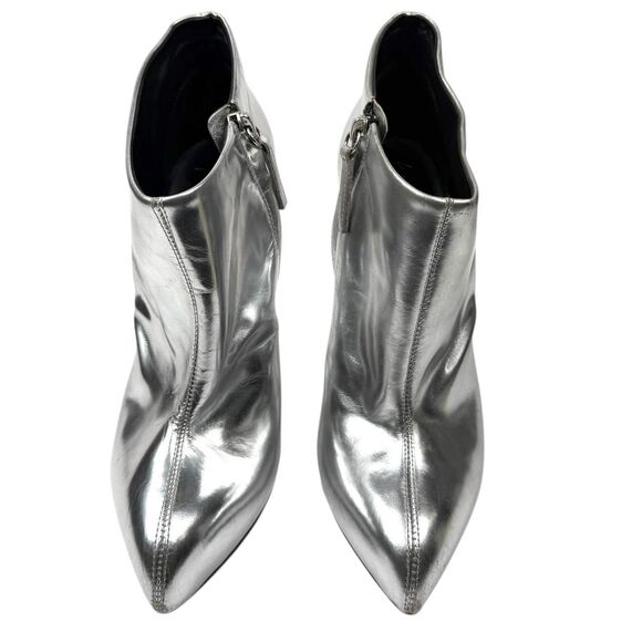 giuseppe zanotti silver futuristic mirror finish - Picture 2 of 4